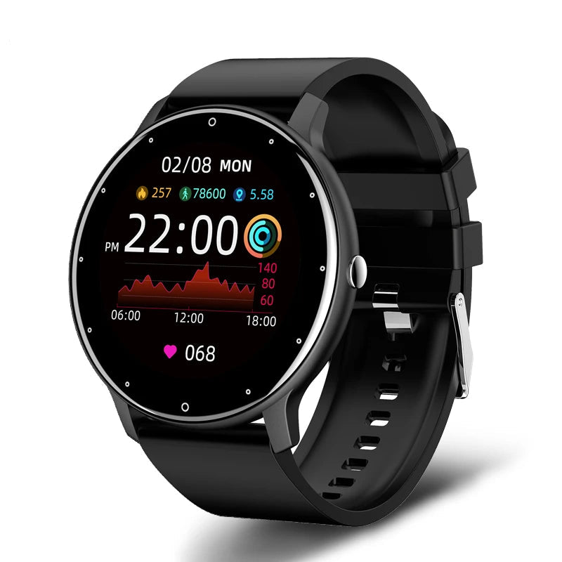 Women’s Smartwatch – Full Touchscreen Fitness Tracker, IP67 Waterproof Rating.