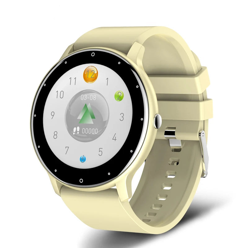 Women’s Smartwatch – Full Touchscreen Fitness Tracker, IP67 Waterproof Rating.