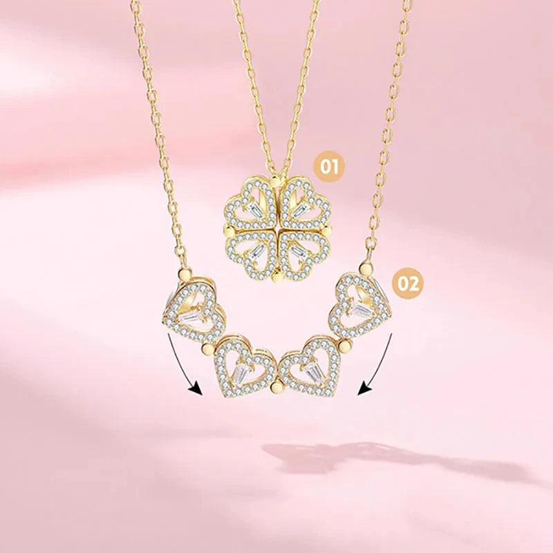 Celeste Magnetic Heart Necklace