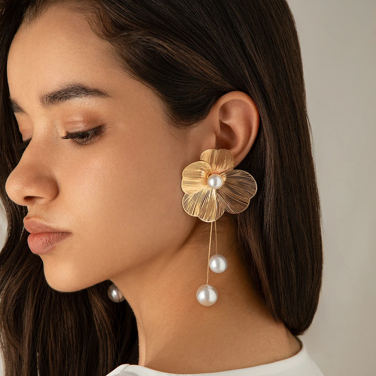 Romantic Flower Earrings Jewelry