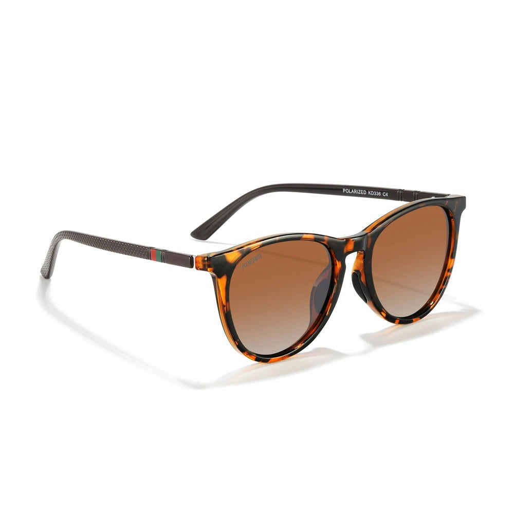 Chic Female Oval Sun Glasses – UV Protection with Polarised Lenses