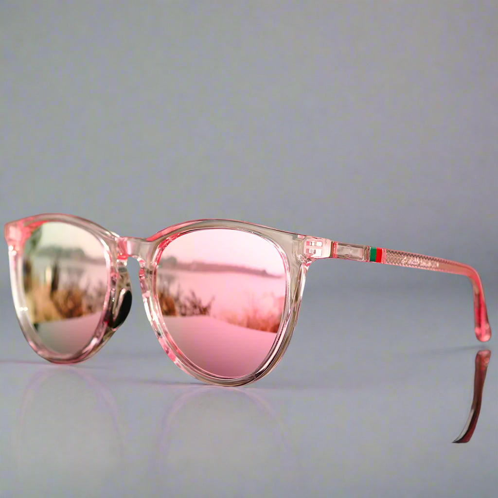 Chic Female Oval Sun Glasses – UV Protection with Polarised Lenses