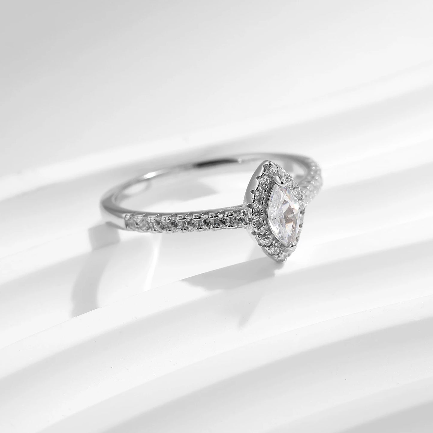 Alia Marquise-Cut CZ Ring – Luxury Jewelry in 925 Sterling Silver
