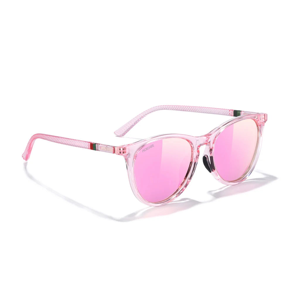 Chic Female Oval Sun Glasses – UV Protection with Polarised Lenses