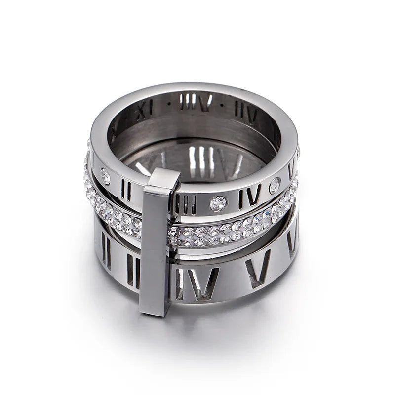 Roman Stainless Steel Ring  Jewelry