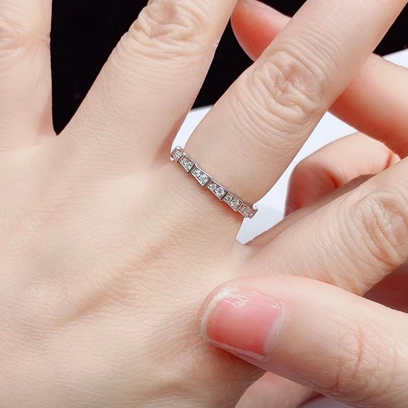Luxury Moissanite Ring – 925 Sterling Silver with GRA Certification  Timeless Sparkle