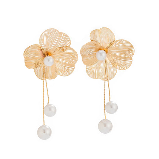 Romantic Flower Earrings Jewelry