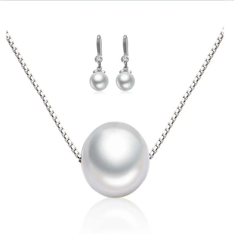 Naya Pearl Set 925 Sterling Silver Jewelry