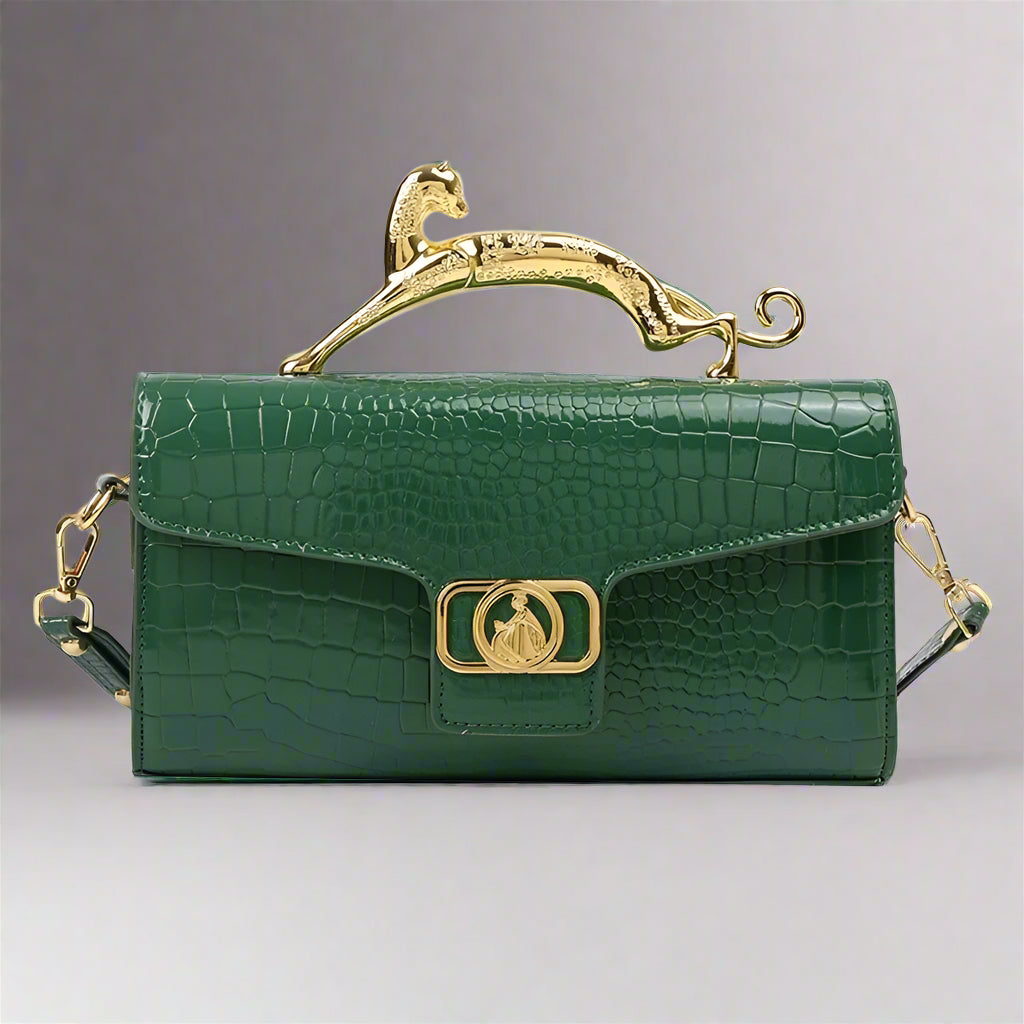 Women's Luxury Leather Shoulder Bag – Metal Buckle & Fashion