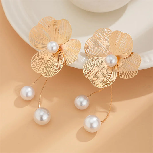 Romantic Flower Earrings Jewelry