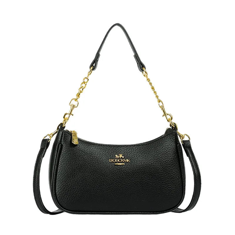 Women’s Geometric PU Leather Crossbody Bag