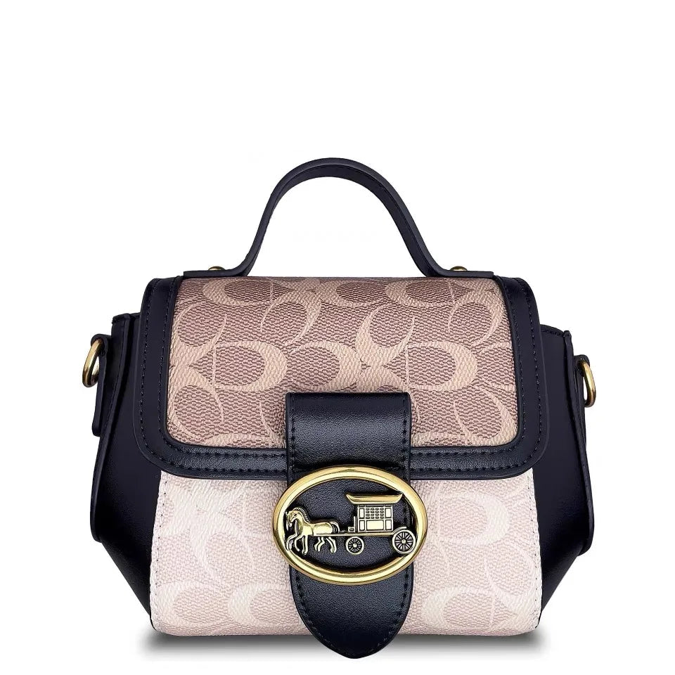 Minimalist Color Block Crossbody Handbag for Women