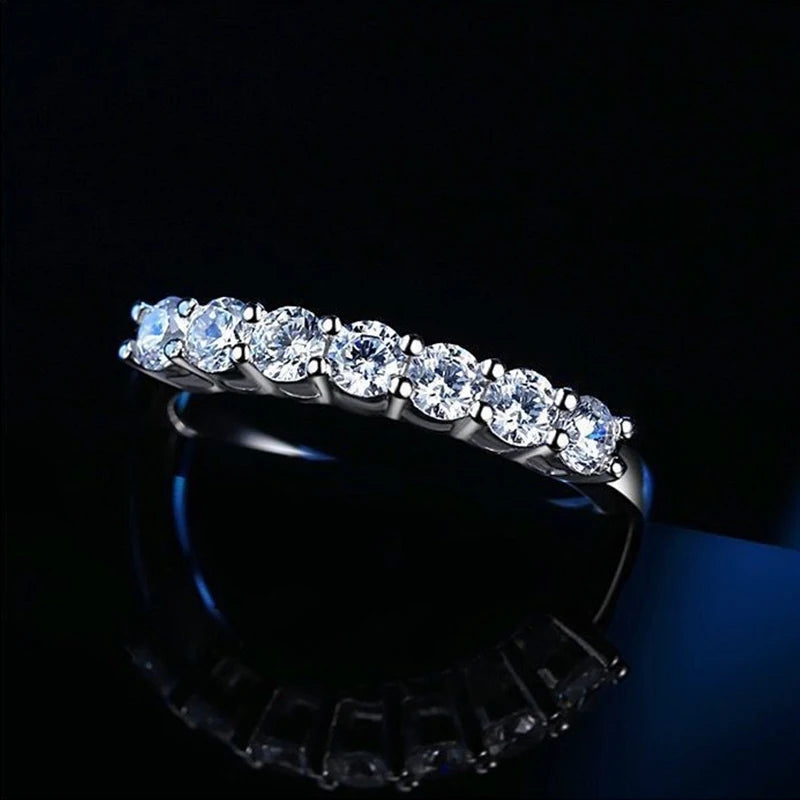 Luxury Moissanite Ring – 925 Sterling Silver with GRA Certification  Timeless Sparkle