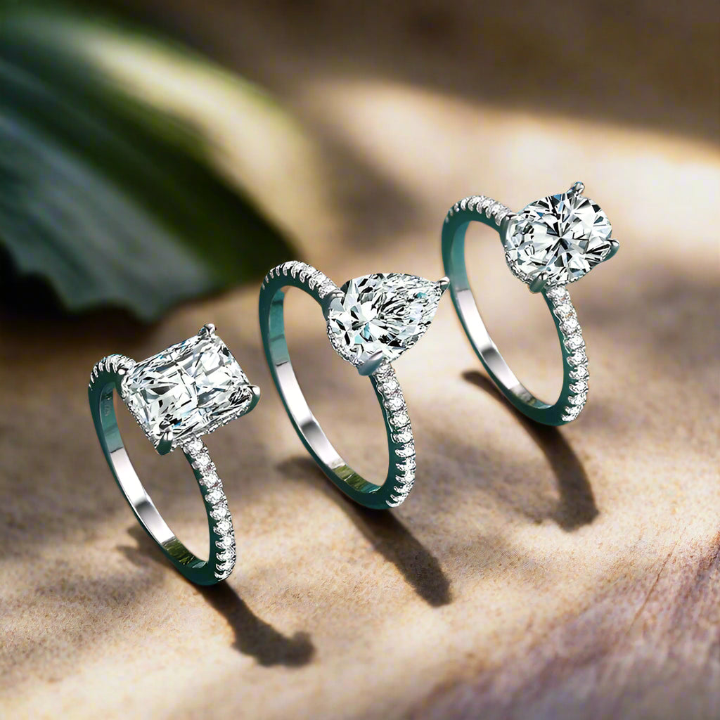 925 Sterling Silver Oval 5A Cubic Zirconia Ring – Luxury Engagement & Wedding Jewelry for Women