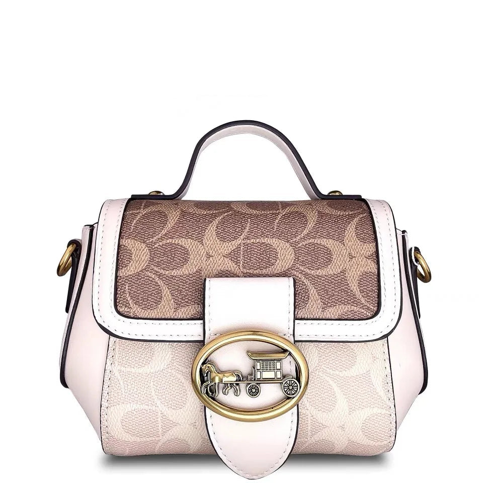 Minimalist Color Block Crossbody Handbag for Women
