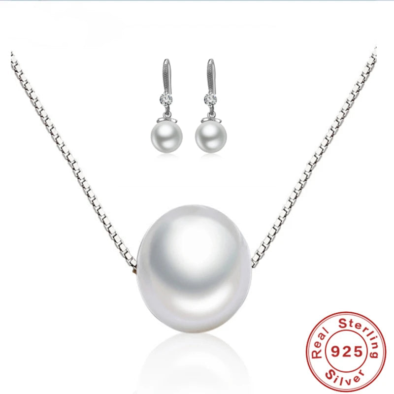 Naya Pearl Set 925 Sterling Silver Jewelry