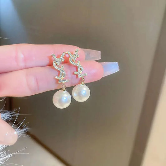 Trendy Drop Earrings for Women – Zinc Alloy & Stainless Steel