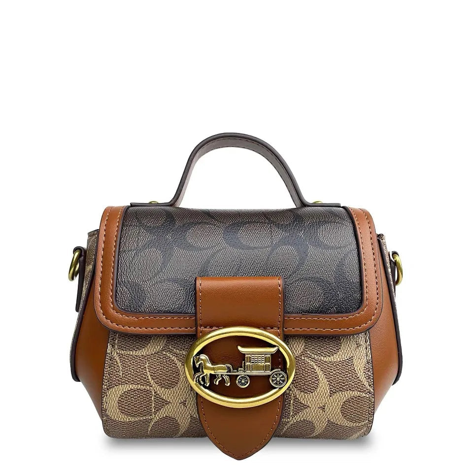 Minimalist Color Block Crossbody Handbag for Women