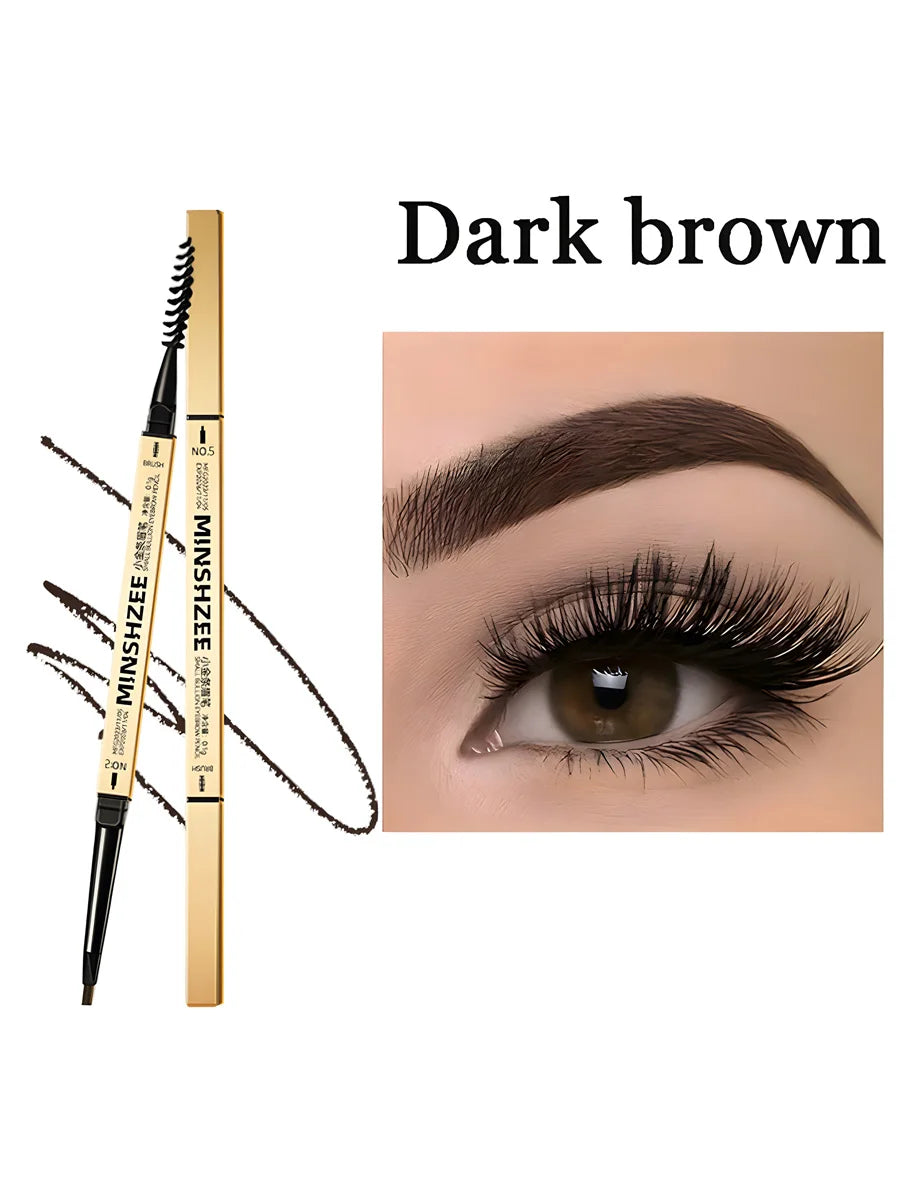 Waterproof Double-Head Matte Eyebrow Pen – Long-Lasting, Non-Smudging Brow Pencil with Brush